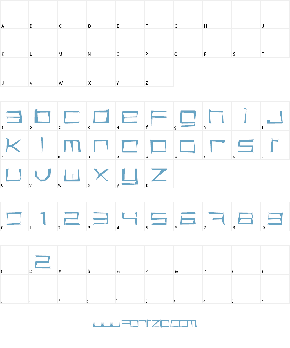 Basica Cartoon Font Character